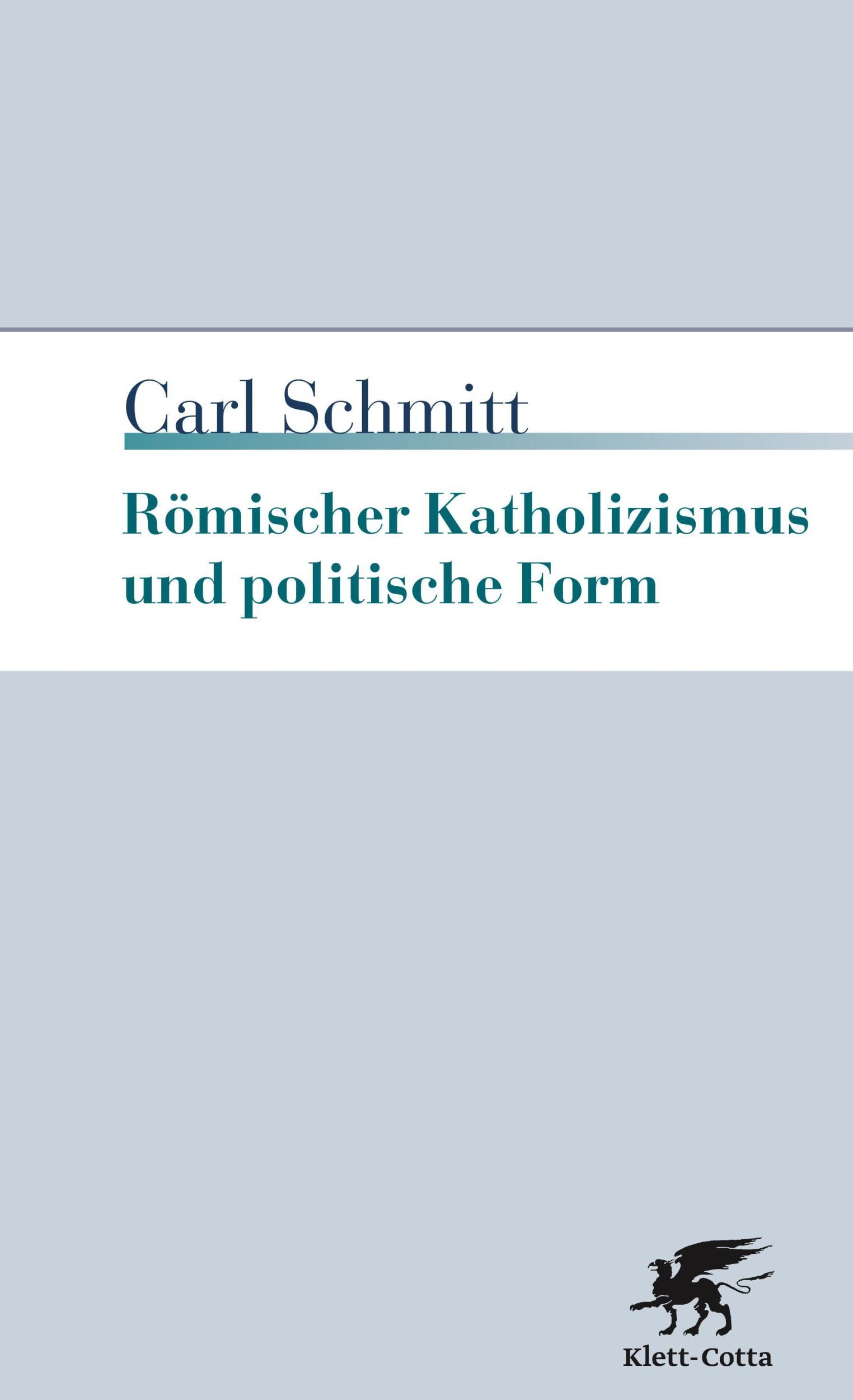 Römischer Katholizismus Und Politische Form Von Carl Schmitt (2016 ...