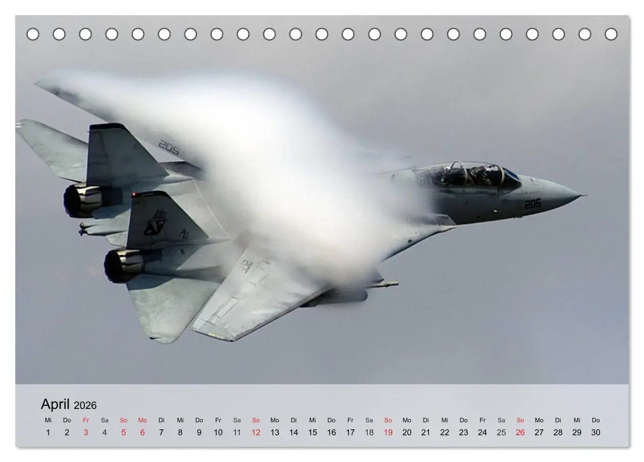 Flugschau in Reno (Tischkalender 2026 DIN A5 quer), CALVENDO Monatskalender 2026 - Bild 10 von 15