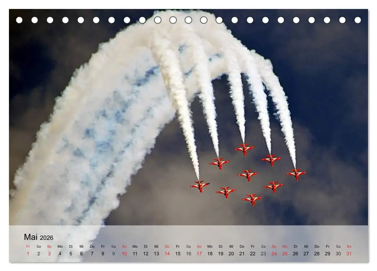 Flugschau in Reno (Tischkalender 2026 DIN A5 quer), CALVENDO Monatskalender 2026 - Bild 11 von 15