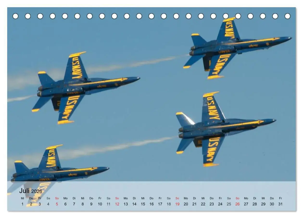 Flugschau in Reno (Tischkalender 2026 DIN A5 quer), CALVENDO Monatskalender 2026 - Bild 13 von 15