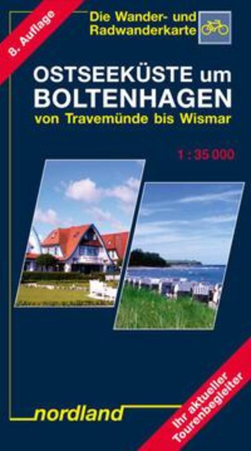 OSTSEEKÜSTE UM BOLTENHAGEN 1 : 35 000 (Land-)Karte In Klarsichthülle