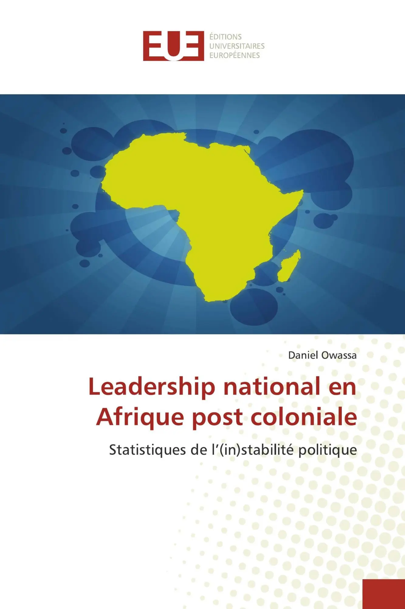 Leadership National En Afrique Post Coloniale Daniel Owassa Taschenbuch 132 S.-image