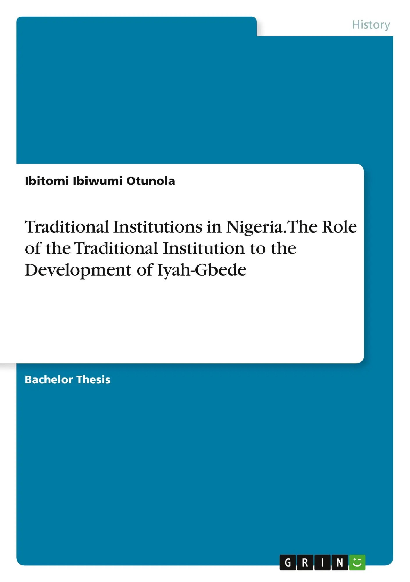 Traditional Institutions In Nigeria. The Role Of The Traditional Institution...-image