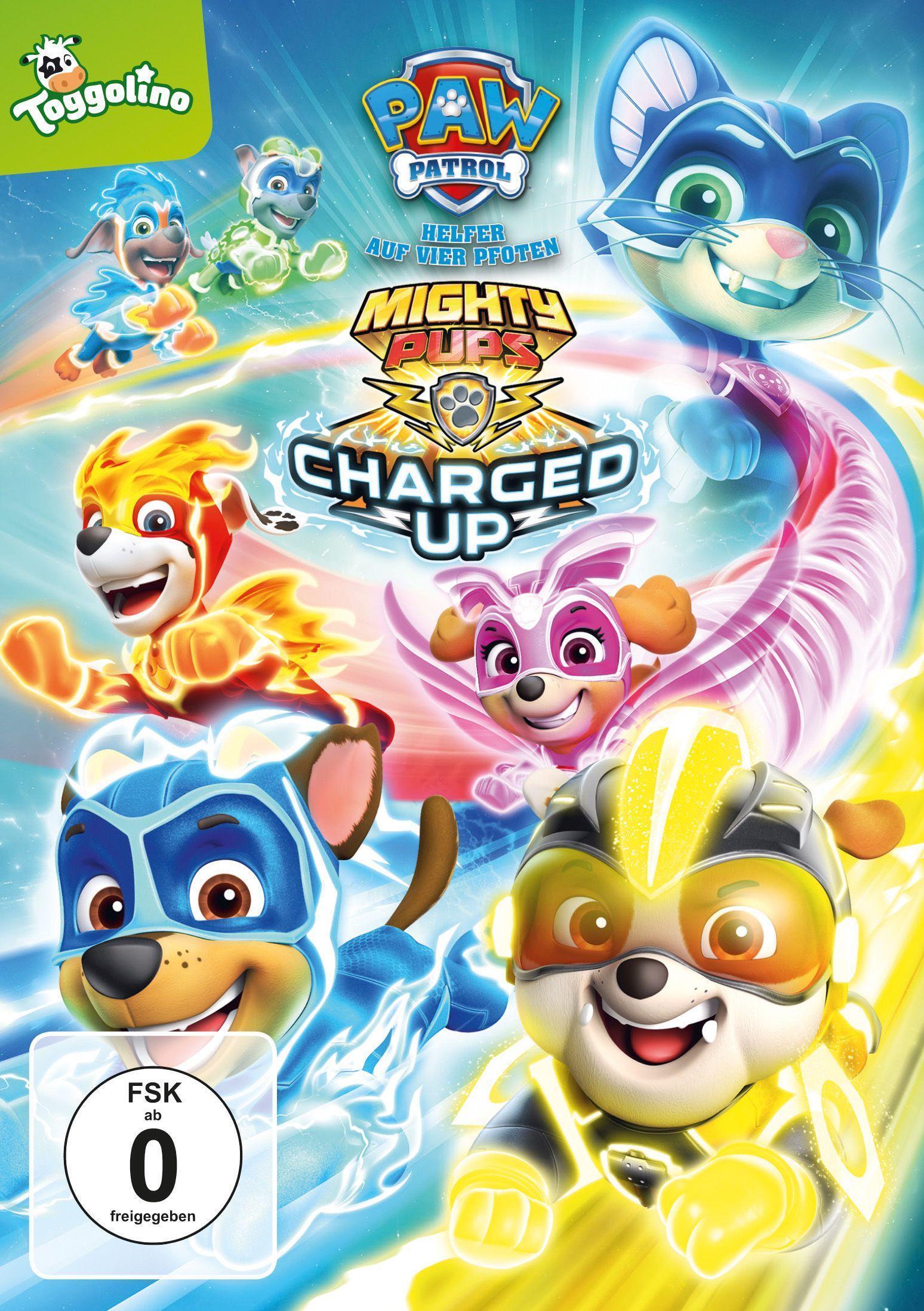 PAW PATROL: MIGHTY Pups Charged Up - Vereinte Pfoten-Kräfte DVD PAW