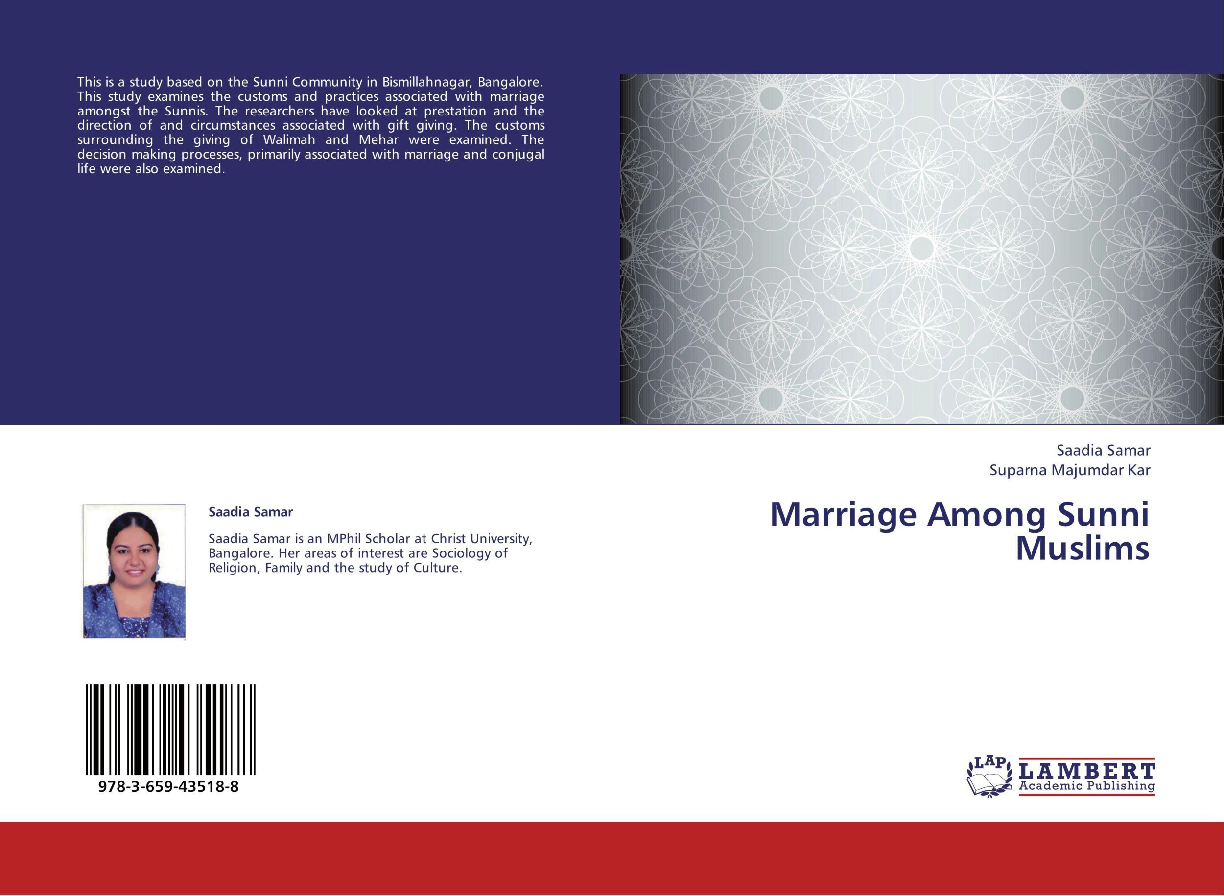 Marriage Among Sunni Muslims Saadia Samar (u. A.) Taschenbuch