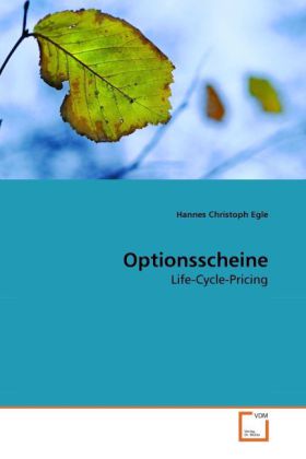 Optionsscheine / Life-Cycle-Pricing / Hannes Christoph Egle / Taschenbuch / Deutsch / VDM Verlag Dr. Müller / EAN 9783639274004 - Egle, Hannes Christoph
