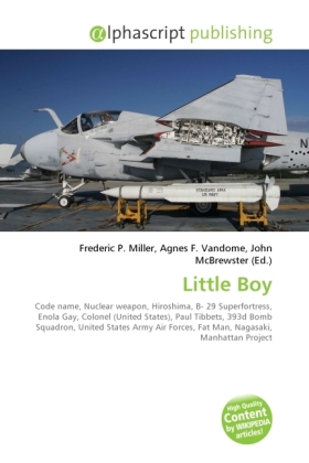 Little Boy / Frederic P. Miller (u. a.) / Taschenbuch / Englisch / Alphascript Publishing / EAN 9786130233709 - Miller, Frederic P.