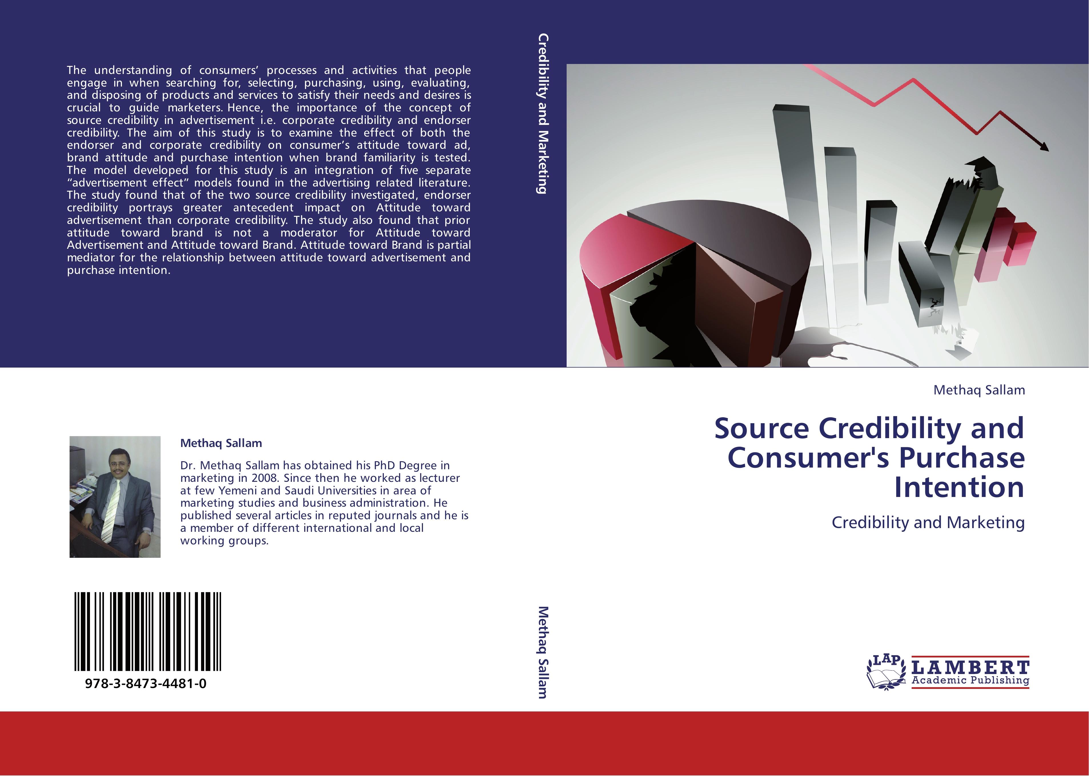 Source Credibility and Consumer's Purchase Intention / Credibility and Marketing / Methaq Sallam / Taschenbuch / Paperback / 216 S. / Englisch / 2012 / LAP LAMBERT Academic Publishing - Sallam, Methaq