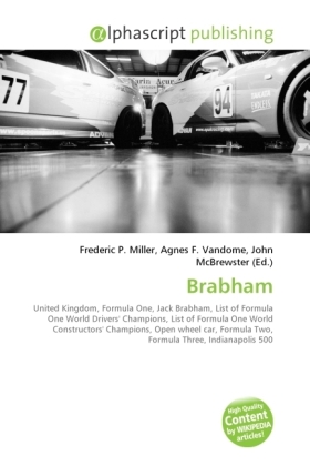 Brabham / Frederic P. Miller (u. a.) / Taschenbuch / Englisch / Alphascript Publishing / EAN 9786130218010 - Miller, Frederic P.