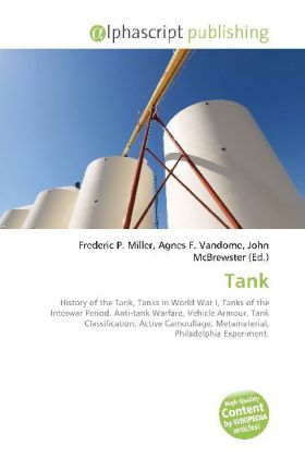 Tank / Frederic P. Miller (u. a.) / Taschenbuch / Englisch / Alphascript Publishing / EAN 9786130053116 - Miller, Frederic P.