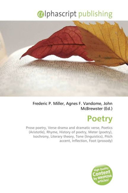 Poetry / Frederic P. Miller (u. a.) / Taschenbuch / Englisch / Alphascript Publishing / EAN 9786130087517 - Miller, Frederic P.