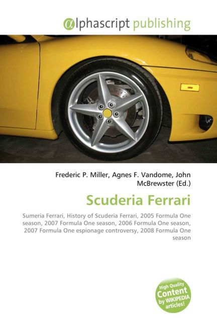 Scuderia Ferrari / Frederic P. Miller (u. a.) / Taschenbuch / Englisch / Alphascript Publishing / EAN 9786130070236 - Miller, Frederic P.