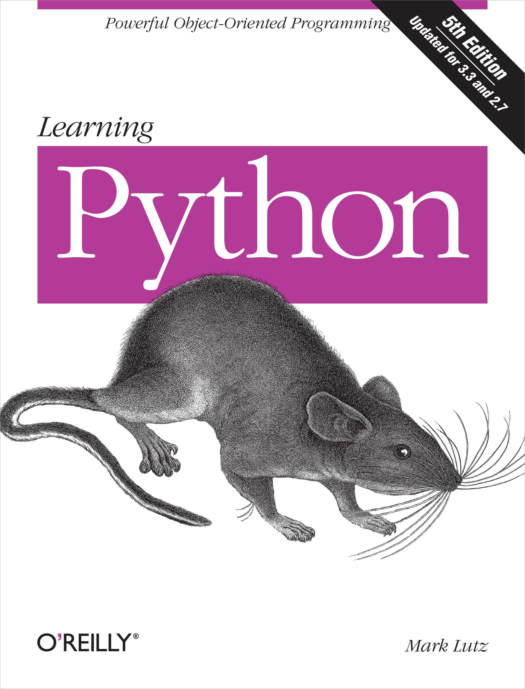 Learning Python / Mark Lutz / Taschenbuch / XLIX / Englisch / 2013 / O'Reilly Media / EAN 9781449355739 - Lutz, Mark