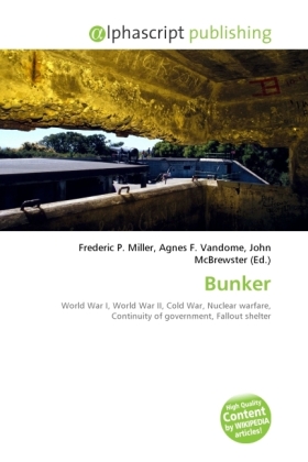 Bunker / Frederic P. Miller (u. a.) / Taschenbuch / Englisch / Alphascript Publishing / EAN 9786130228941 - Miller, Frederic P.