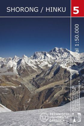Nepal-Kartenwerk der Arbeitsgemeinschaft für vergleichende Hochgebirgsforschung Shorong / Hinku, Trekking-Karte / (Land-)Karte / Mehrfarbendruck. Gefalzt / 2013 / Nelles Verlag / EAN 9783867803342