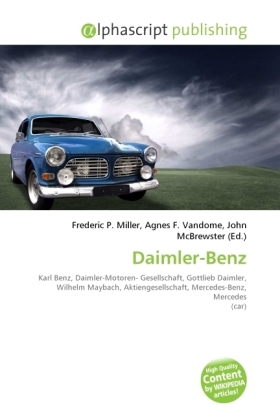 Daimler-Benz / Frederic P. Miller (u. a.) / Taschenbuch / Englisch / Alphascript Publishing / EAN 9786130272548 - Miller, Frederic P.