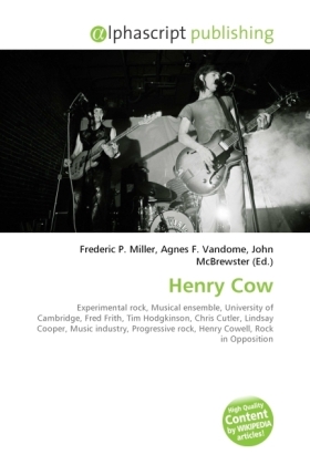 Henry Cow / Frederic P. Miller (u. a.) / Taschenbuch / Englisch / Alphascript Publishing / EAN 9786130298449 - Miller, Frederic P.