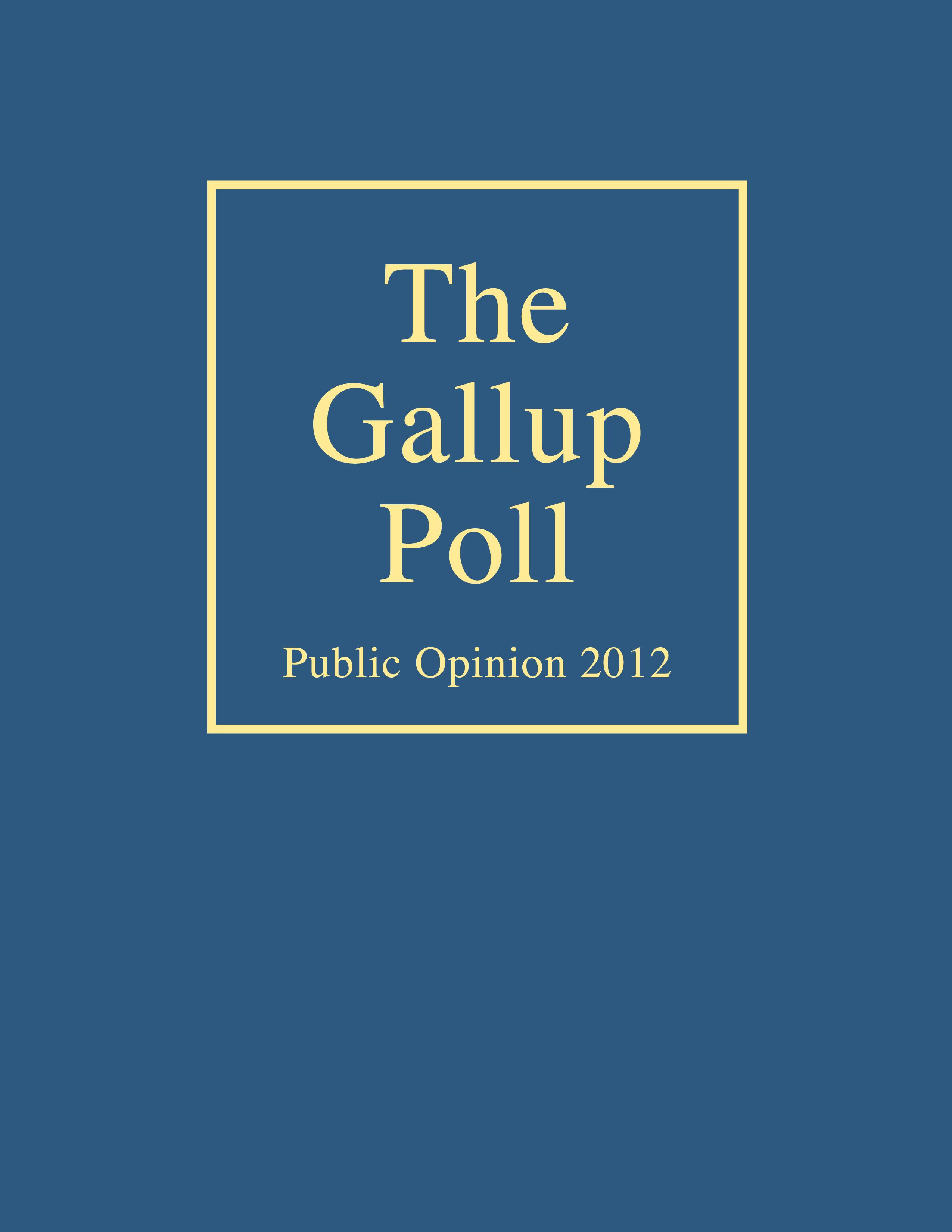 The Gallup Poll: Public Opinion 2012  Frank Newport  Buch  Gallup Poll: Public Opinion  Englisch  2013 - Newport, Frank