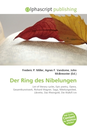 Der Ring des Nibelungen / Frederic P. Miller (u. a.) / Taschenbuch / Englisch / Alphascript Publishing / EAN 9786130694869 - Miller, Frederic P.