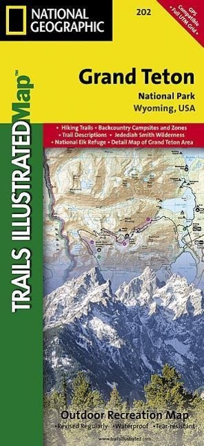 Grand Teton National Park Map / National Geographic Maps / (Land-)Karte / National Geographic Trails Ill / Englisch / 2021 / NATL GEOGRAPHIC MAPS / EAN 9781566954372 - National Geographic Maps