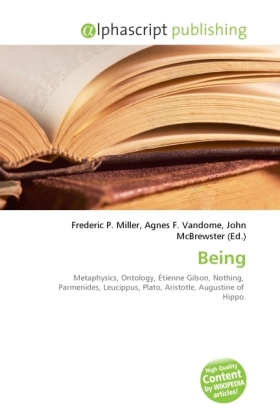 Being / Frederic P. Miller (u. a.) / Taschenbuch / Englisch / Alphascript Publishing / EAN 9786130692674 - Miller, Frederic P.