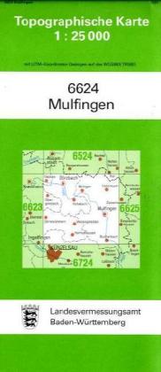 Topographische Karte Baden-Württemberg Mulfingen / Mit UTM-Koordinaten bezogen auf d. WGS84/ETRS89 / (Land-)Karte / Mehrfarbendruck. Gefalzt / Deutsch / 2018 / Landesamt für Geoinformation BW