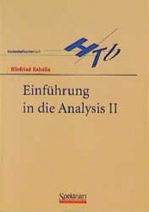 Einführung in die Analysis II / Winfried Kaballo / Taschenbuch / Paperback / Deutsch / 1997 / Spektrum Akademischer Verlag / EAN 9783827401984 - Kaballo, Winfried