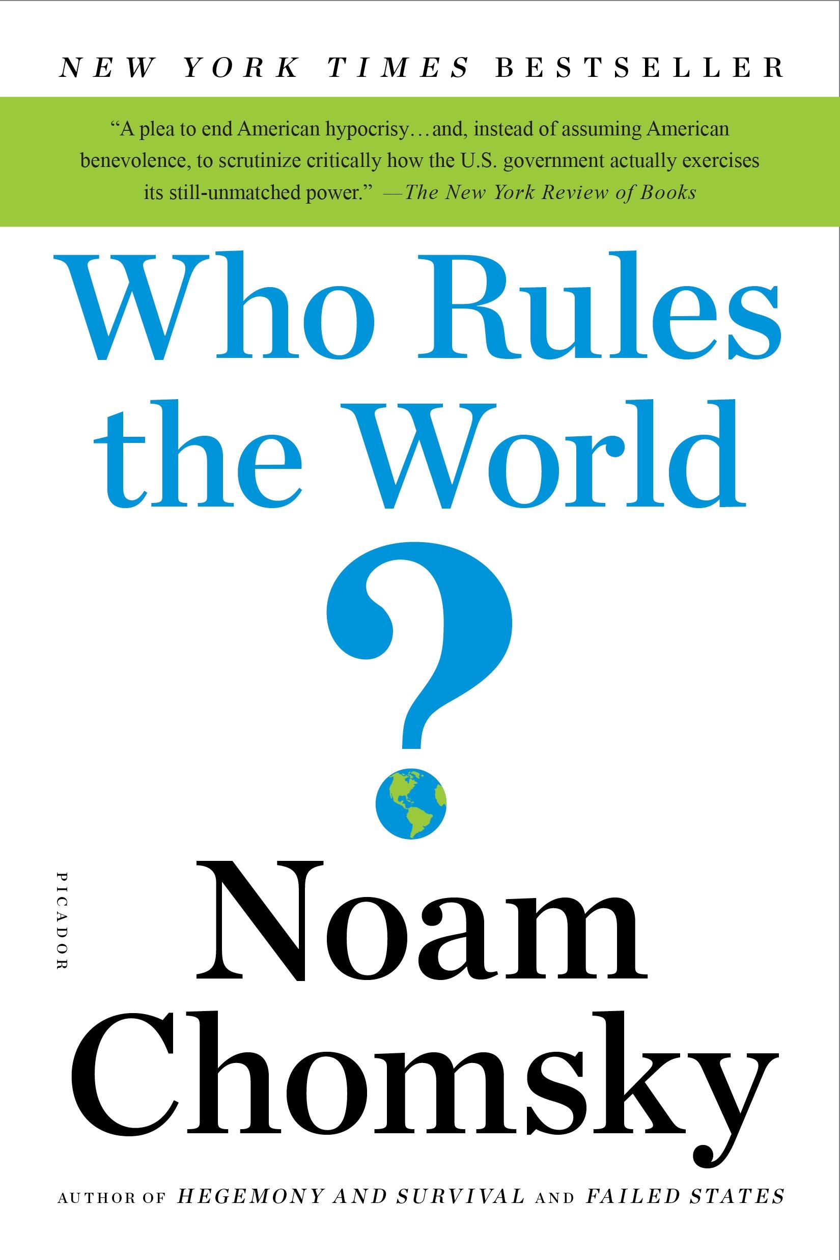 Who Rules the World? / Noam Chomsky / Taschenbuch / Kartoniert / Broschiert / Englisch / 2017 / Macmillan USA / EAN 9781250131089 - Chomsky, Noam