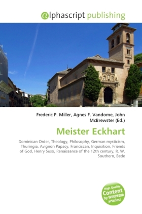 Meister Eckhart / Frederic P. Miller (u. a.) / Taschenbuch / Englisch / Alphascript Publishing / EAN 9786130695392 - Miller, Frederic P.