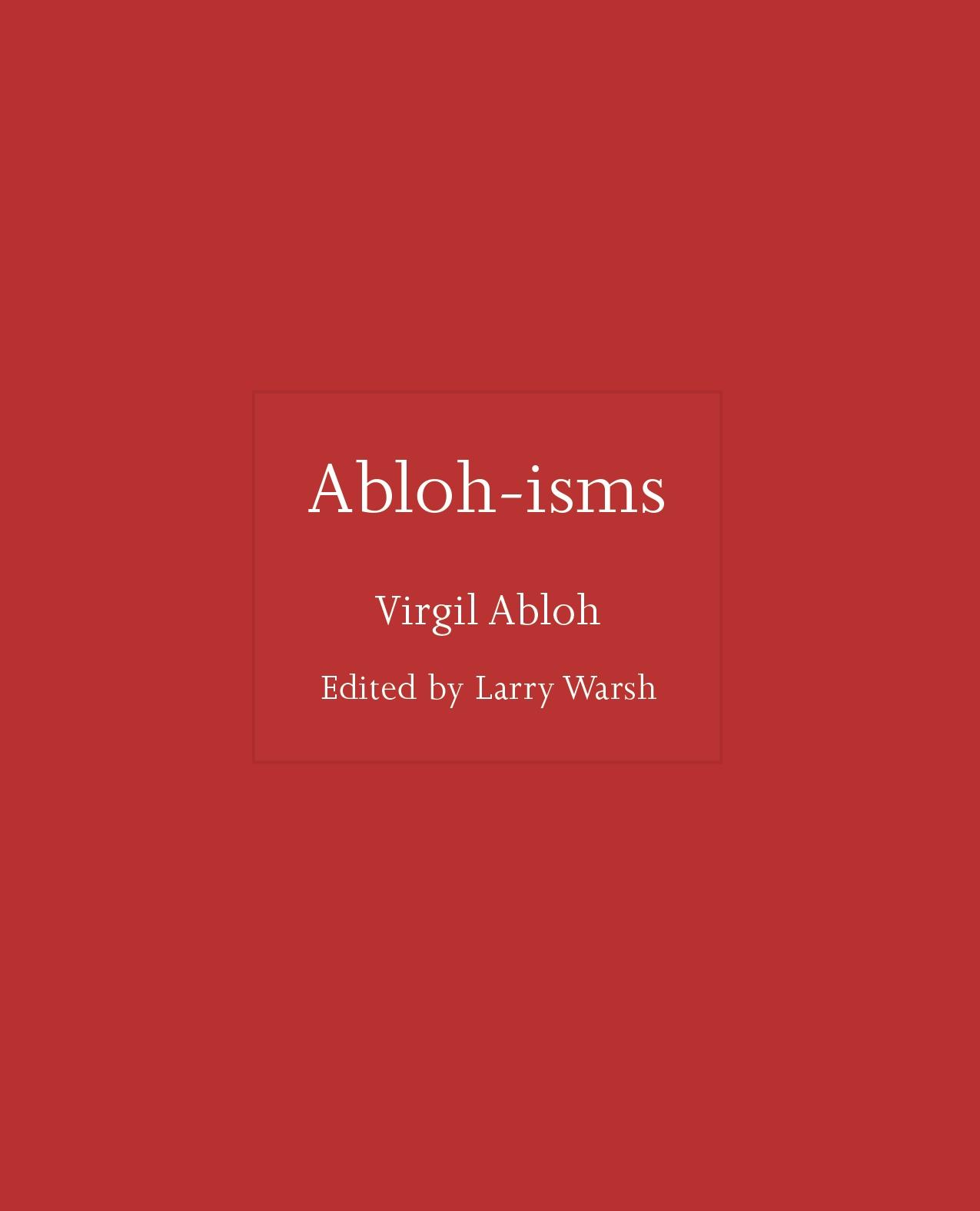 Abloh-isms / Virgil Abloh / Buch / ISMs / Gebunden / Englisch / 2021 / Princeton Univers. Press / EAN 9780691213798 - Abloh, Virgil